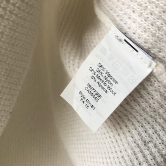 Madewell Mapbook Waffle Knit Pullover Sweater XS - Picture 4 of 8